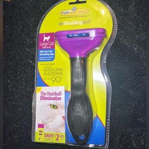 Furminator Short Hair deShedding Tool for Large Cat